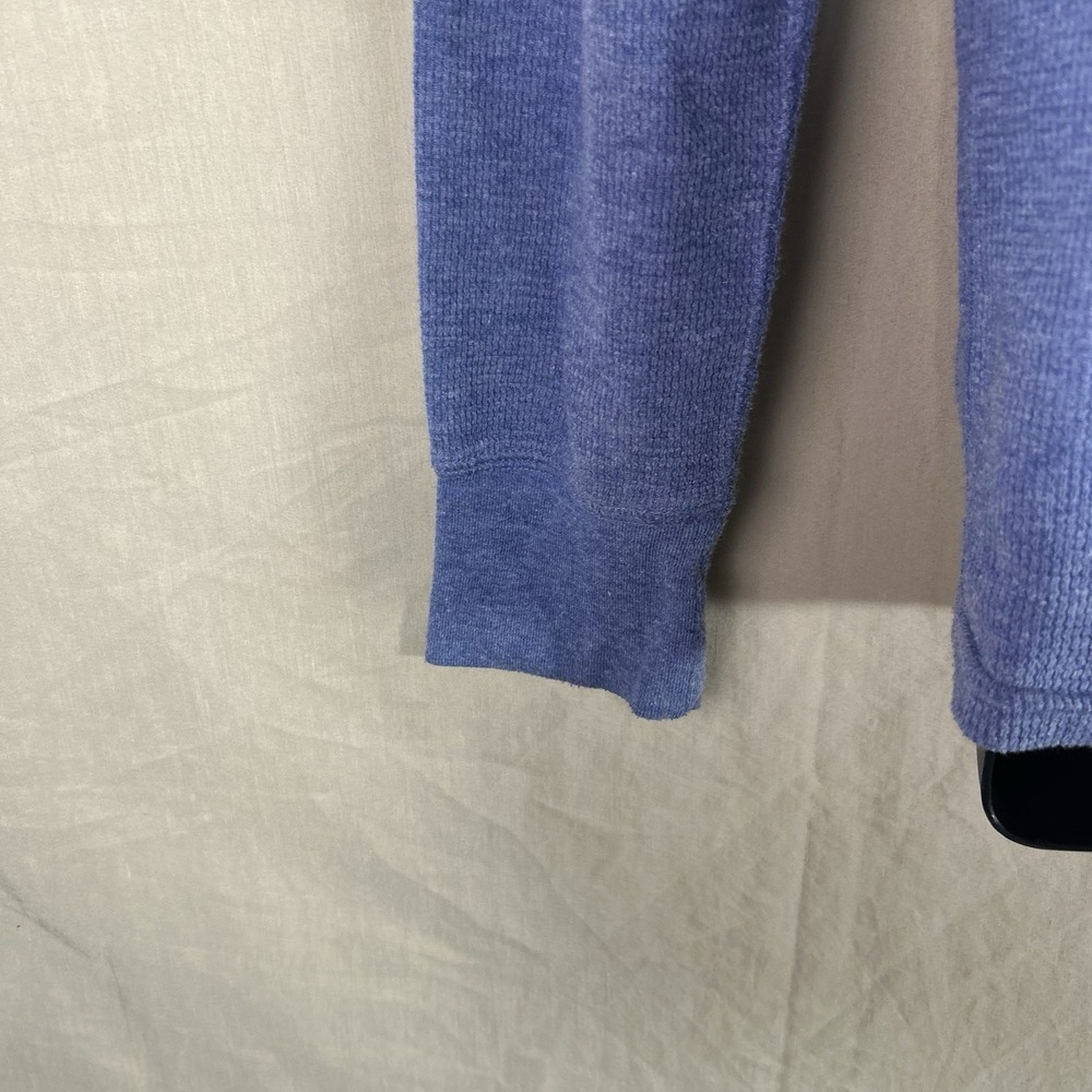 Polo Ralph Lauren Waffle Knit Thermal Shirt Men's Sz L Blue Cotton Pony Logo - Picture 7 of 12